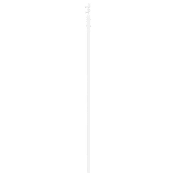 Skydedør ORKDAL Hvid 61 x 198,5 cm Massivt fyrretræ og glas