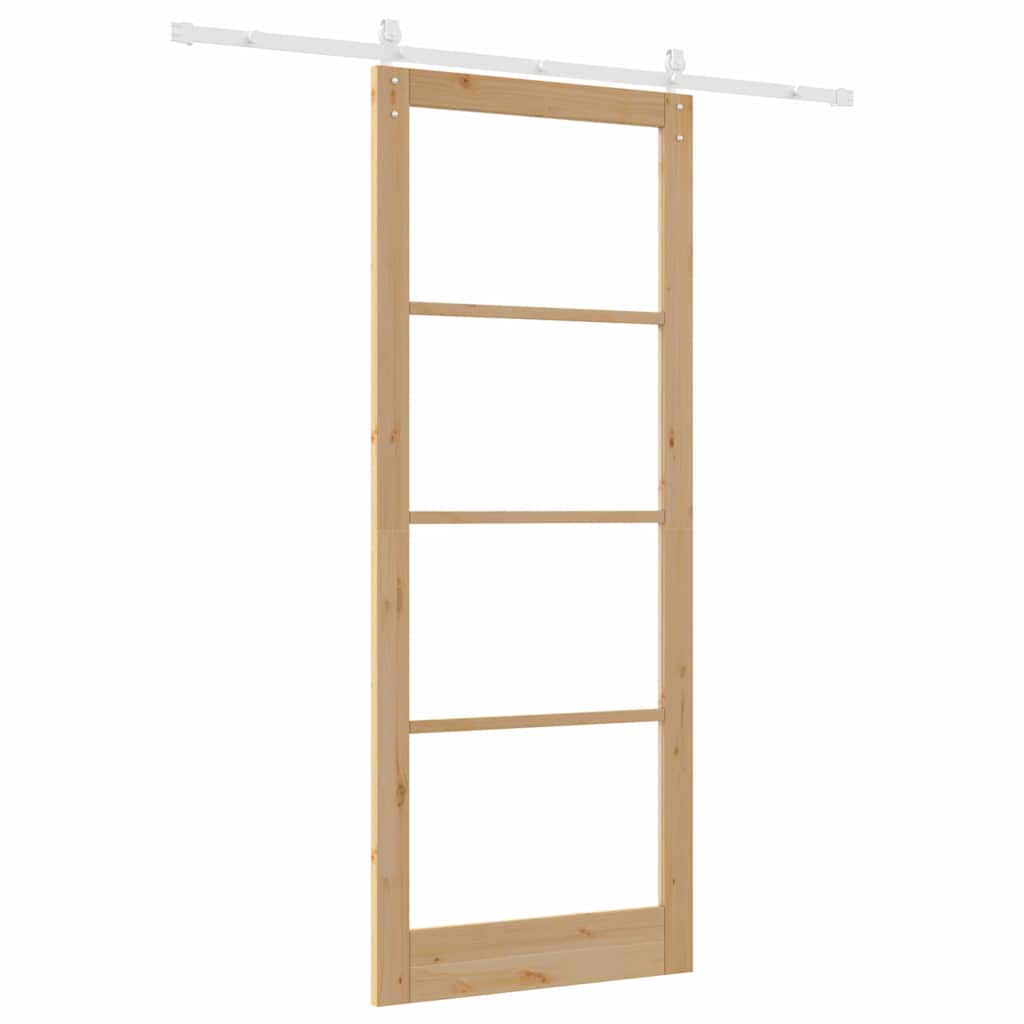 Skydedør ORKDAL Naturfarvet 93 x 232 cm