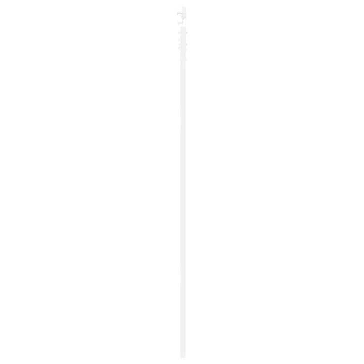 Skydedør ORKDAL Hvid 93 x 232 cm Massivt fyrretræ og glas