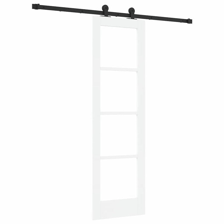 Skydedør ORKDAL 61 x 198,5 cm Massivt fyrretræ og glas