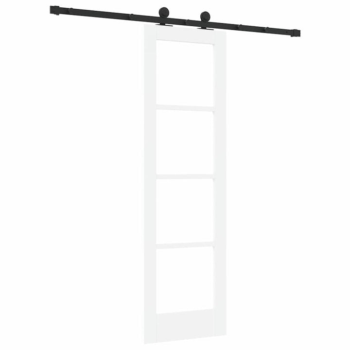 Skydedør ORKDAL 61 x 198,5 cm Massivt fyrretræ og glas