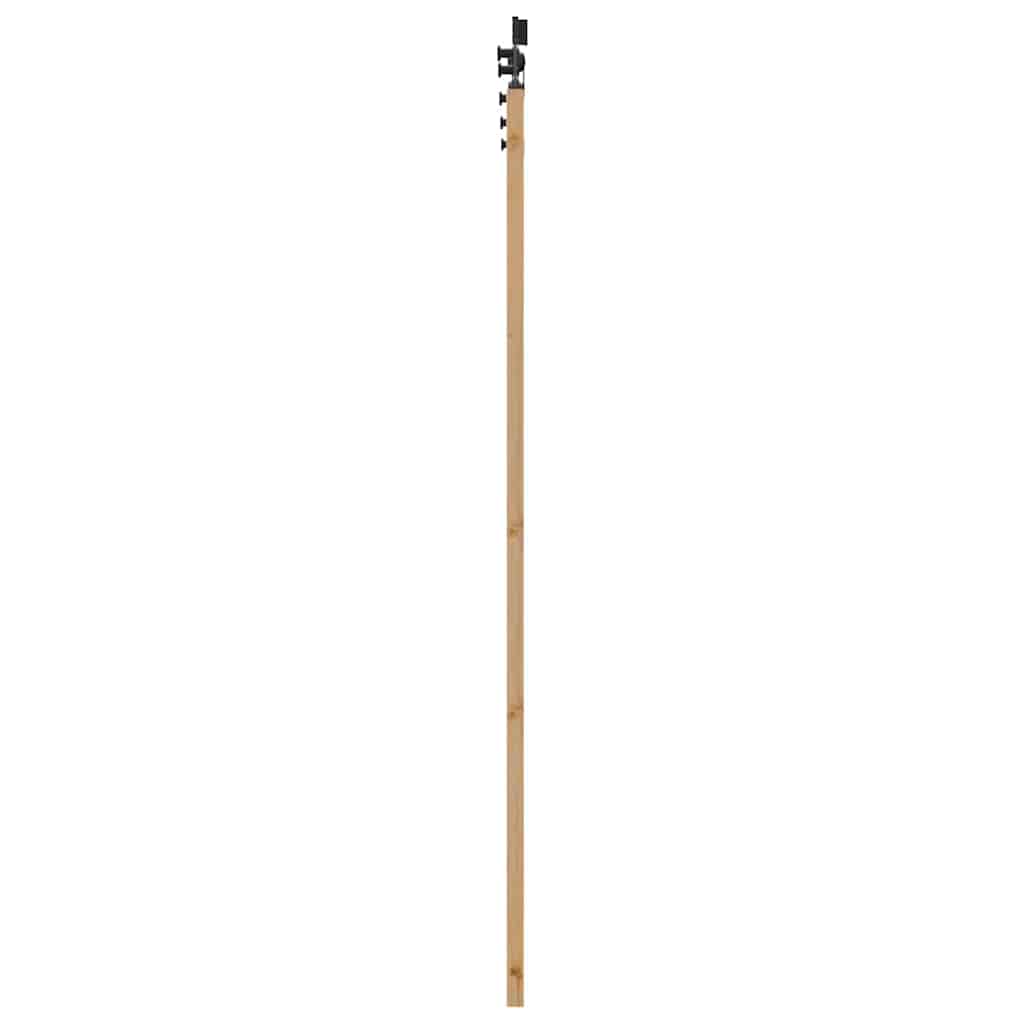 Skydedør ORKDAL Naturlig og sort 73,5 x 198,5 cm