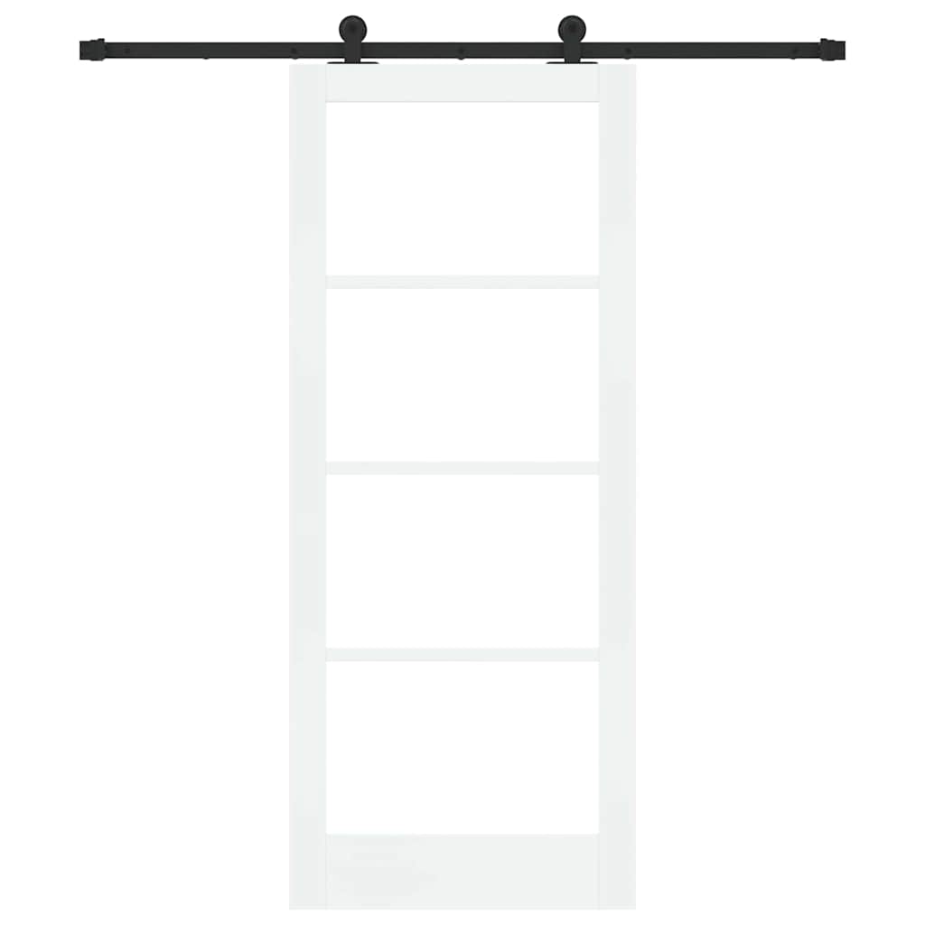 Skydedør ORKDAL Hvid og sort 83 x 202 cm