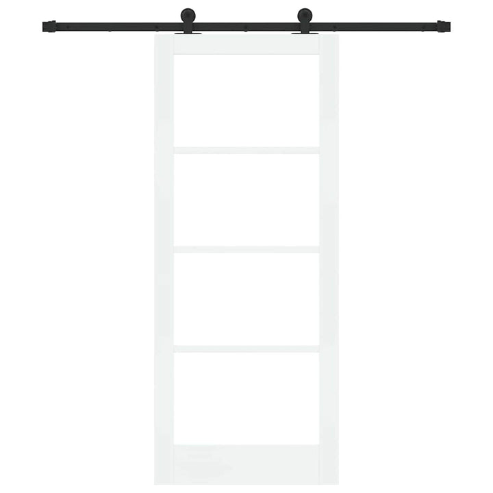 Skydedør ORKDAL Hvid og sort 83 x 202 cm