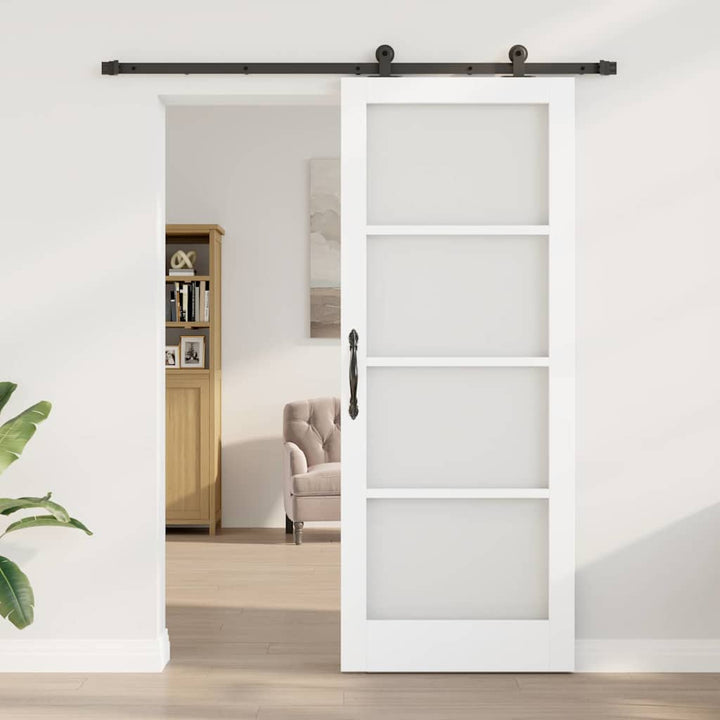 Skydedør ORKDAL Hvid og sort 83 x 211 cm
