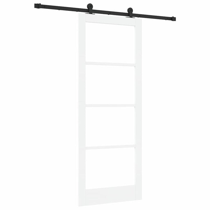 Skydedør ORKDAL Hvid og sort 83 x 211 cm