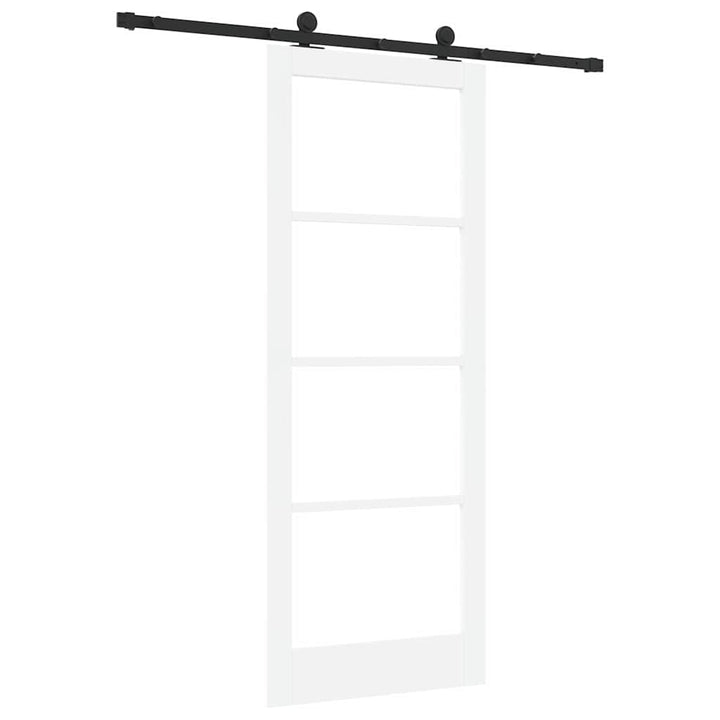 Skydedør ORKDAL Hvid og sort 83 x 211 cm