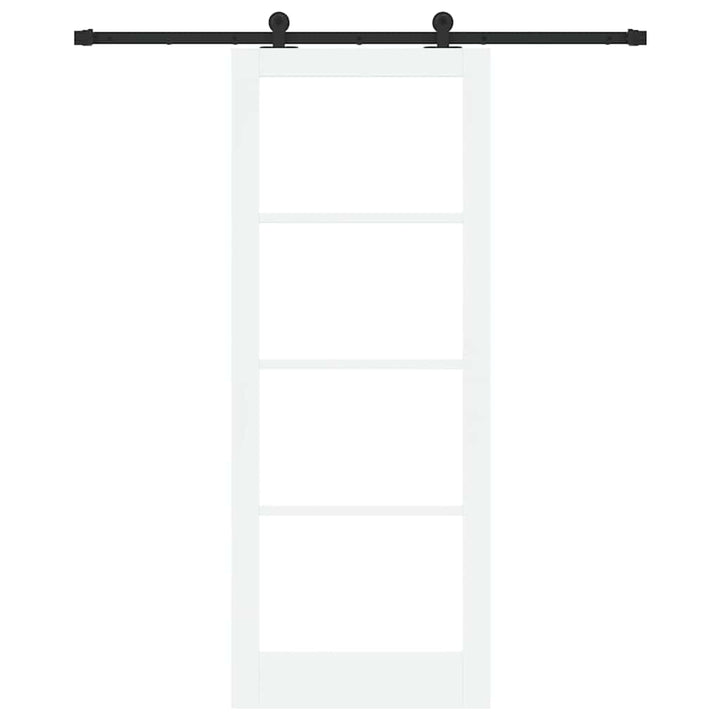 Skydedør ORKDAL Hvid og sort 83 x 211 cm