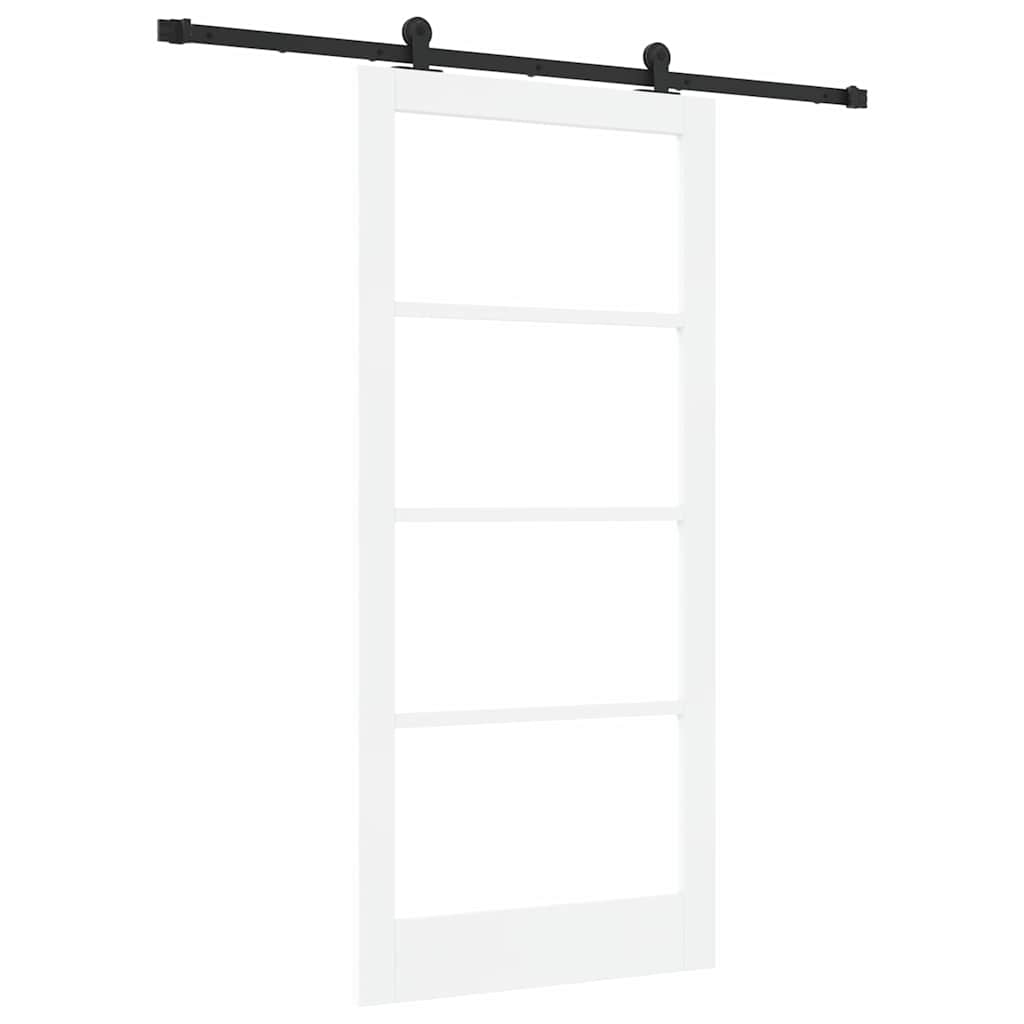 Skydedør ORKDAL Hvid og sort 93 x 202 cm