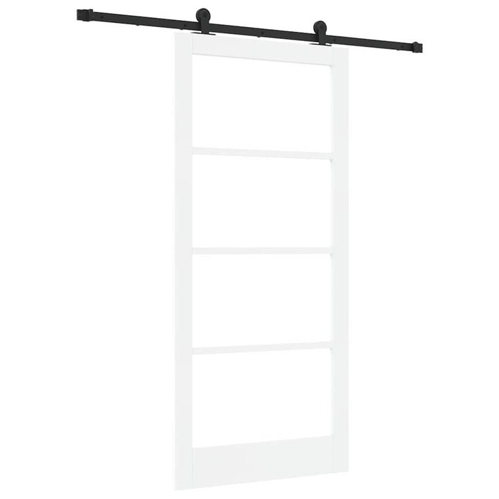 Skydedør ORKDAL Hvid og sort 93 x 202 cm