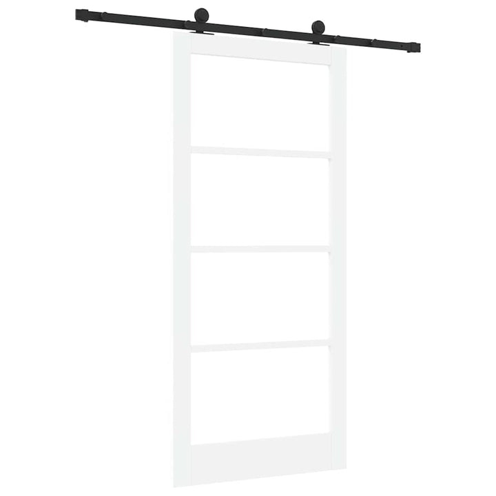Skydedør ORKDAL Hvid og sort 93 x 202 cm