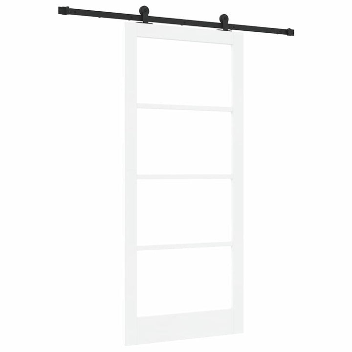 Skydedør ORKDAL Hvid og sort 93 x 211 cm