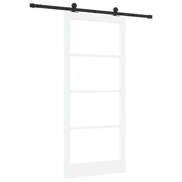 Skydedør ORKDAL Hvid og sort 93 x 211 cm