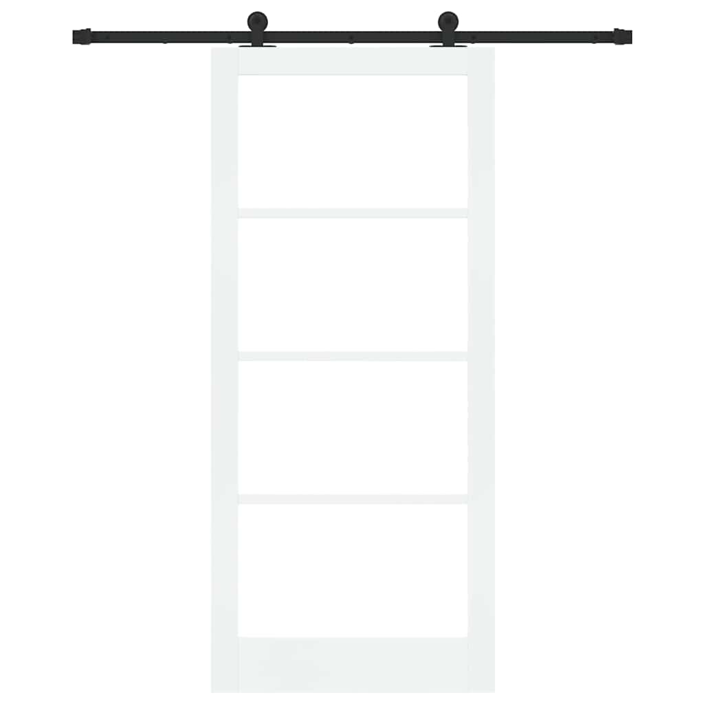 Skydedør ORKDAL Hvid og sort 93 x 211 cm