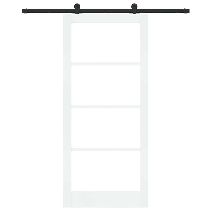 Skydedør ORKDAL Hvid og sort 93 x 211 cm