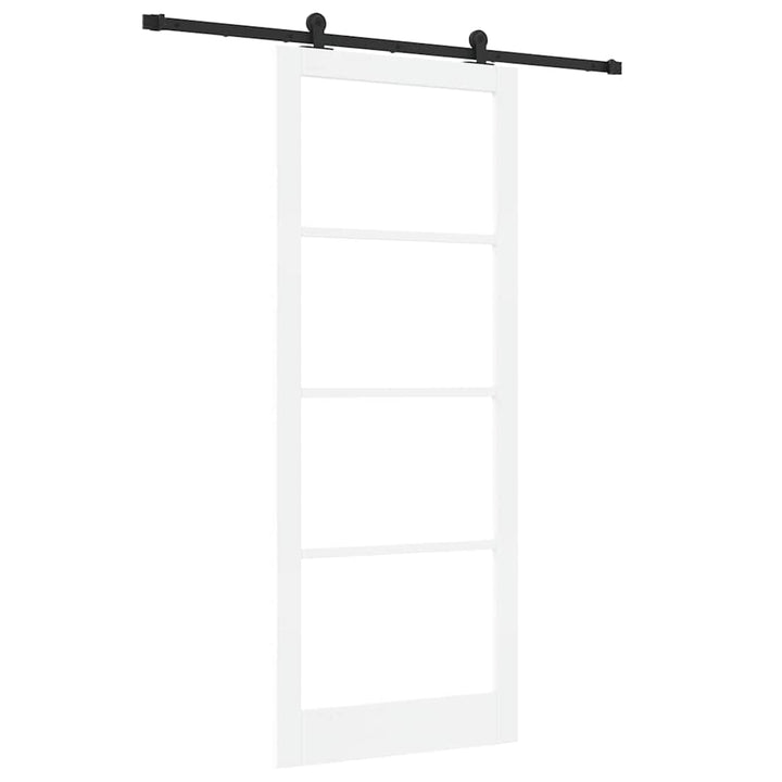 Skydedør ORKDAL Hvid og sort 93 x 232 cm