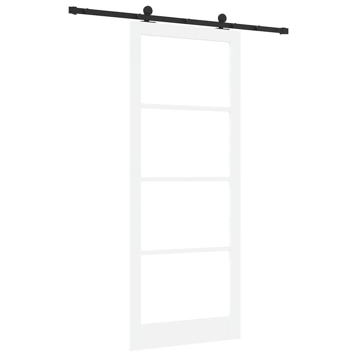 Skydedør ORKDAL Hvid og sort 93 x 232 cm