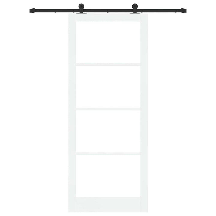 Skydedør ORKDAL Hvid og sort 93 x 232 cm