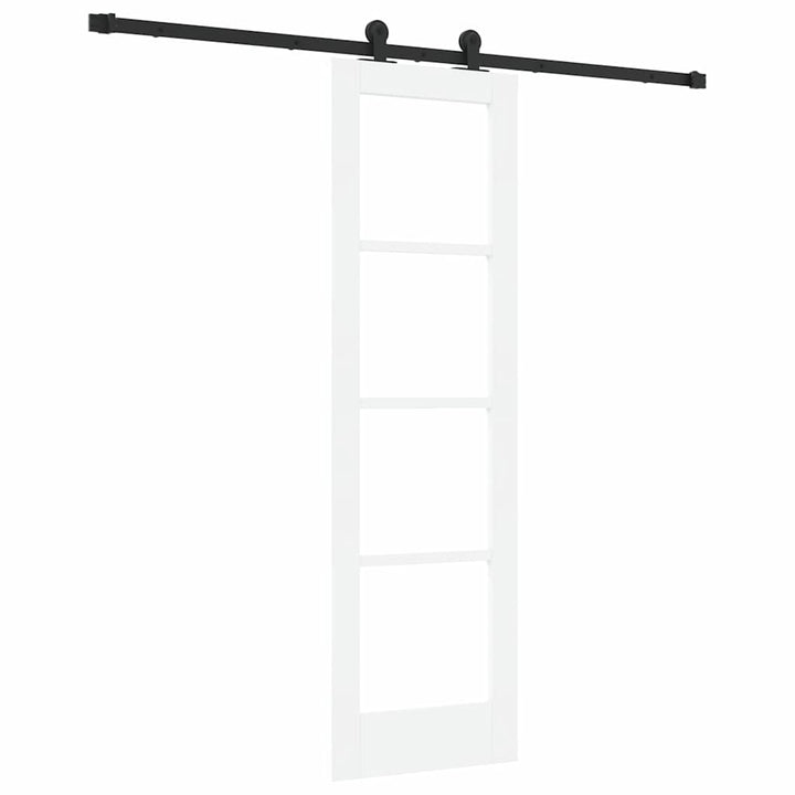Skydedør ORKDAL 61 x 198,5 cm Massivt fyrretræ og glas