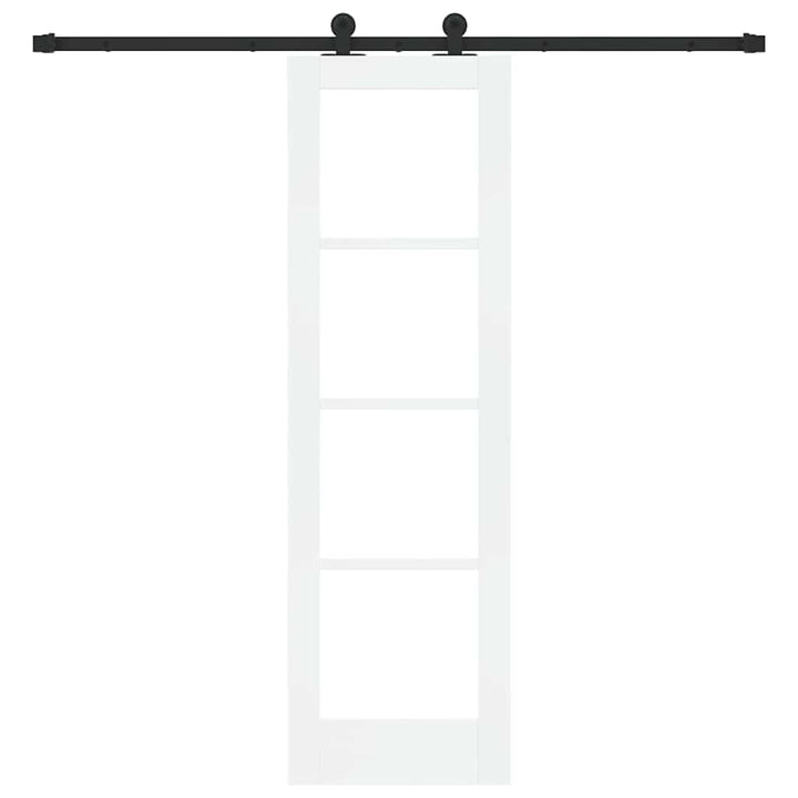 Skydedør ORKDAL 61 x 198,5 cm Massivt fyrretræ og glas