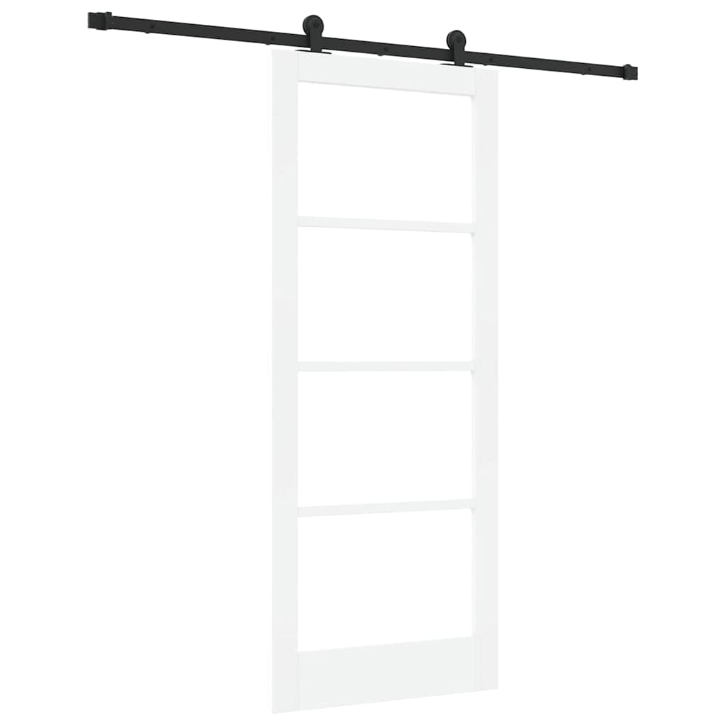 Skydedør ORKDAL Hvid og sort 83 x 202 cm
