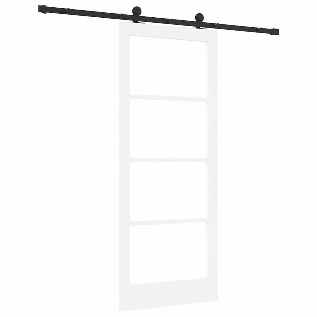 Skydedør ORKDAL Hvid og sort 83 x 202 cm