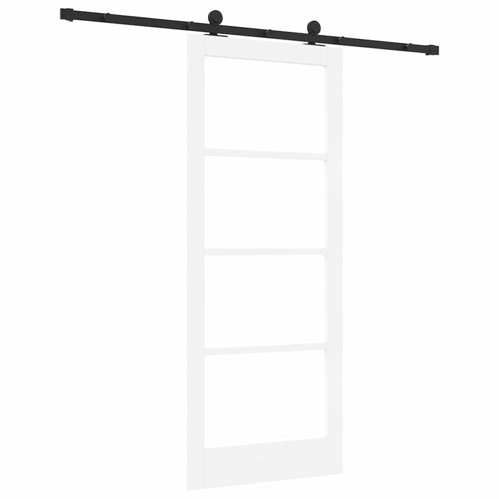 Skydedør ORKDAL Hvid og sort 83 x 202 cm
