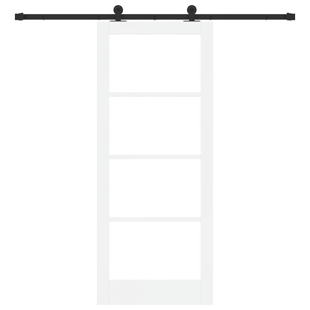 Skydedør ORKDAL Hvid og sort 83 x 202 cm