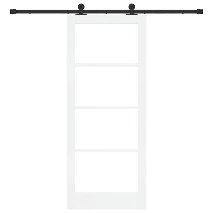 Skydedør ORKDAL Hvid og sort 83 x 202 cm