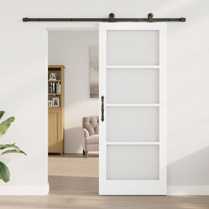 Skydedør ORKDAL Hvid og sort 83 x 211 cm