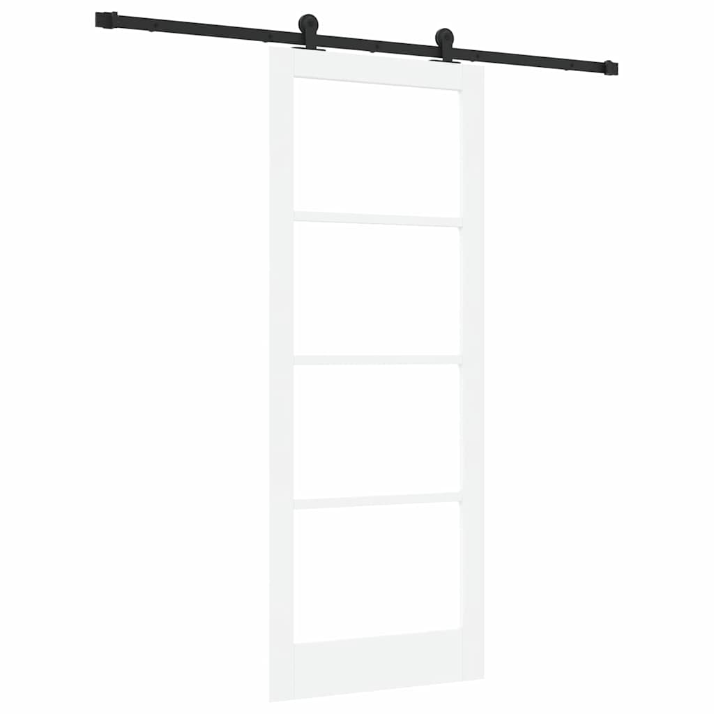 Skydedør ORKDAL Hvid og sort 83 x 211 cm