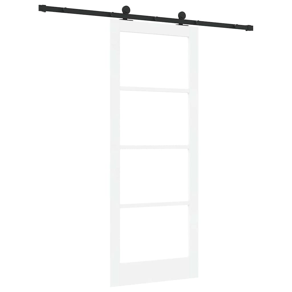 Skydedør ORKDAL Hvid og sort 83 x 211 cm