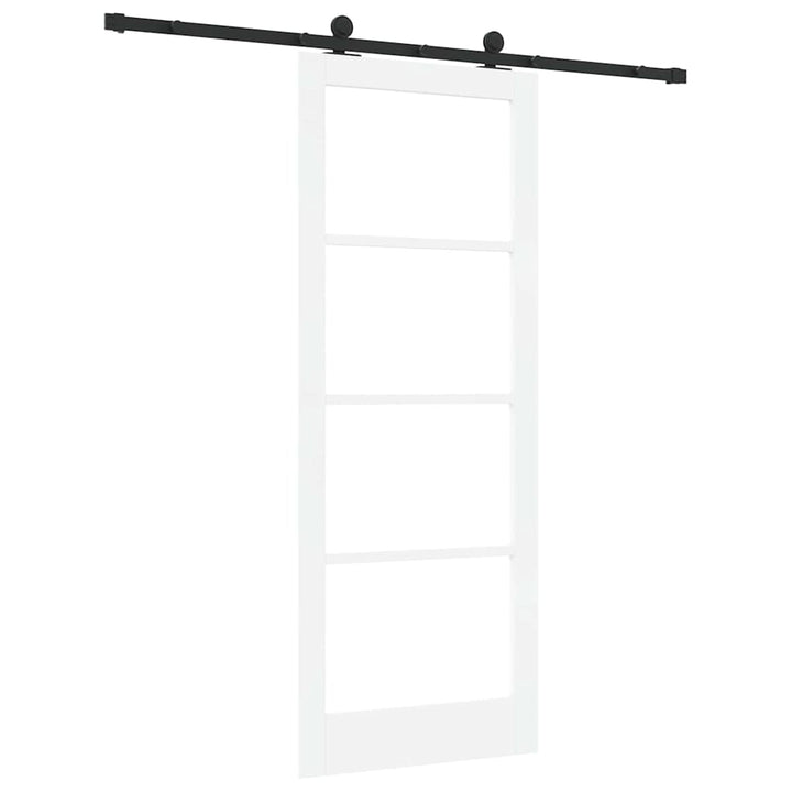 Skydedør ORKDAL Hvid og sort 83 x 211 cm