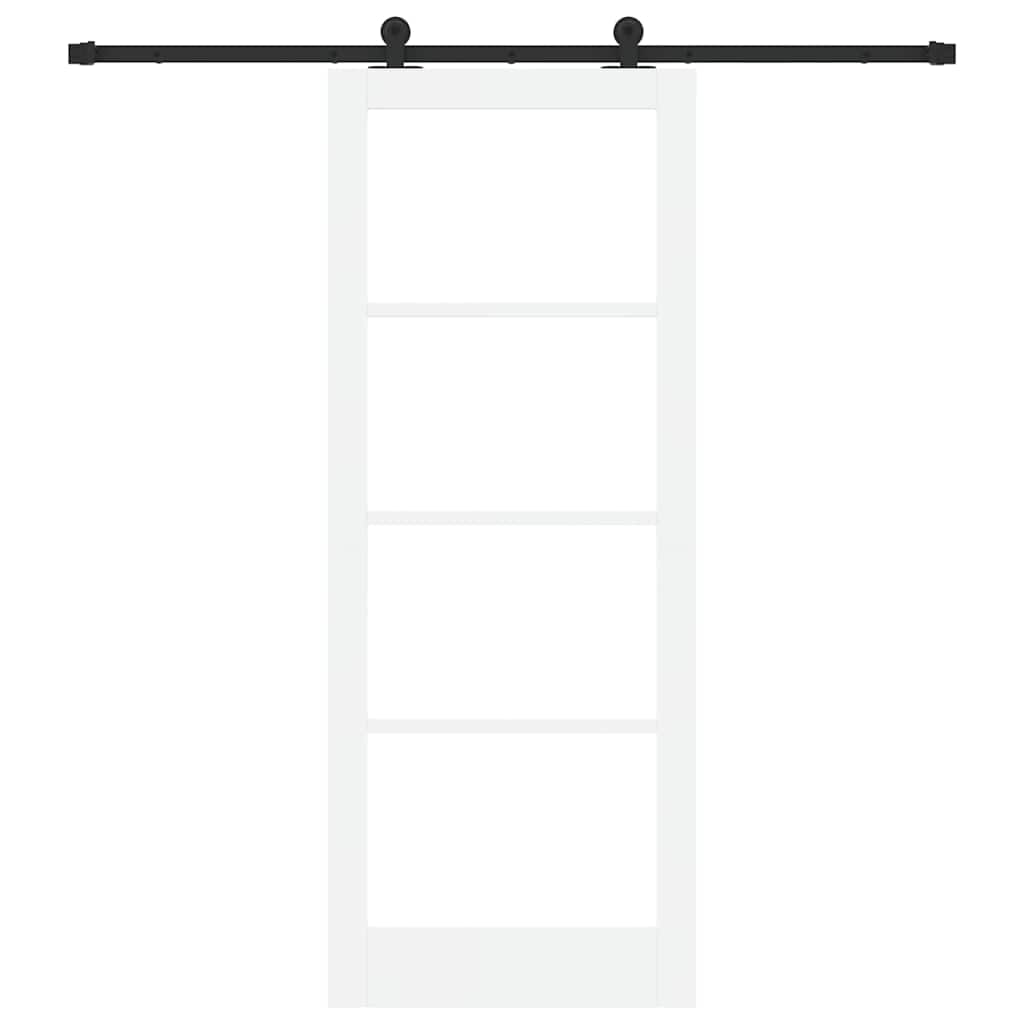Skydedør ORKDAL Hvid og sort 83 x 211 cm