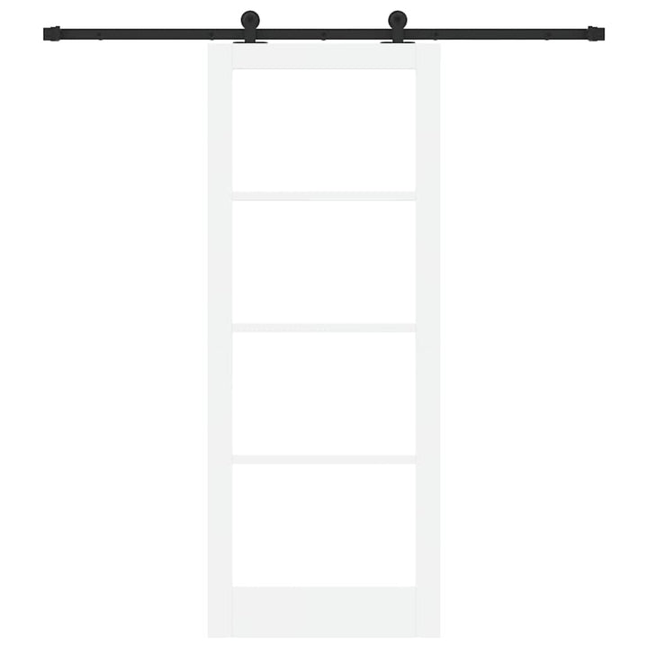 Skydedør ORKDAL Hvid og sort 83 x 211 cm