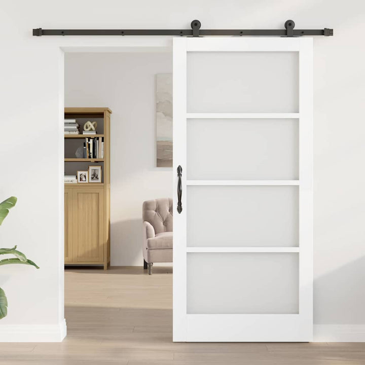 Skydedør ORKDAL Hvid og sort 93 x 202 cm