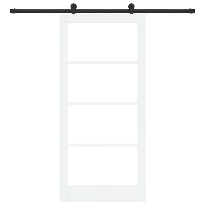 Skydedør ORKDAL Hvid og sort 93 x 202 cm