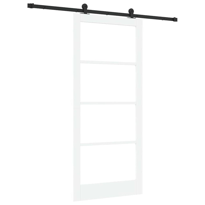Skydedør ORKDAL Hvid og sort 93 x 211 cm