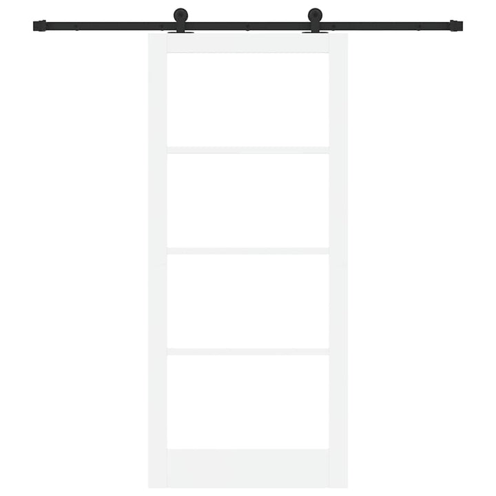 Skydedør ORKDAL Hvid og sort 93 x 211 cm