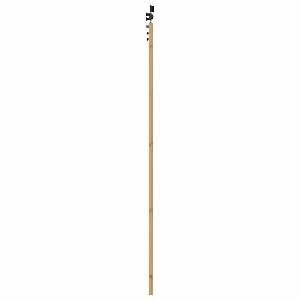 Skydedør ORKDAL Naturlig og sort 93 x 232 cm