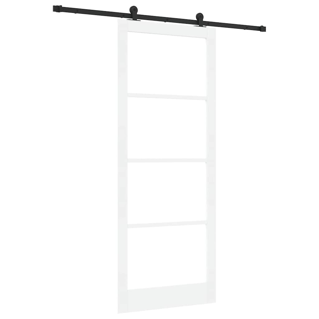 Skydedør ORKDAL Hvid og sort 93 x 232 cm