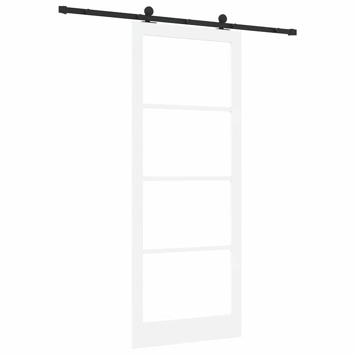 Skydedør ORKDAL Hvid og sort 93 x 232 cm