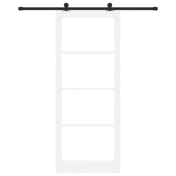 Skydedør ORKDAL Hvid og sort 93 x 232 cm