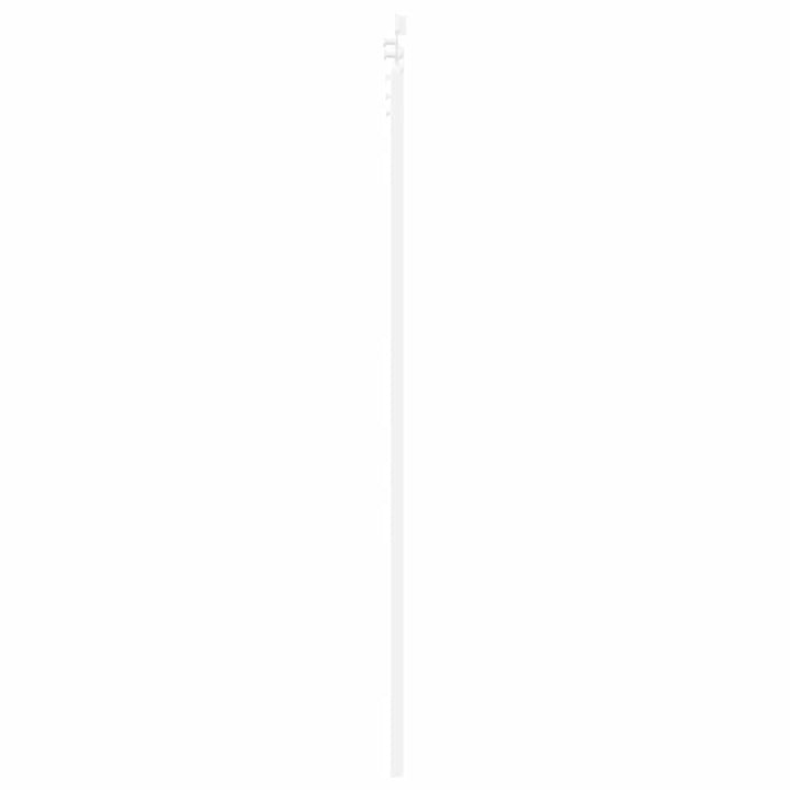 Skydedør ORKDAL 61 x 198,5 cm Massivt fyrretræ og glas Hvid