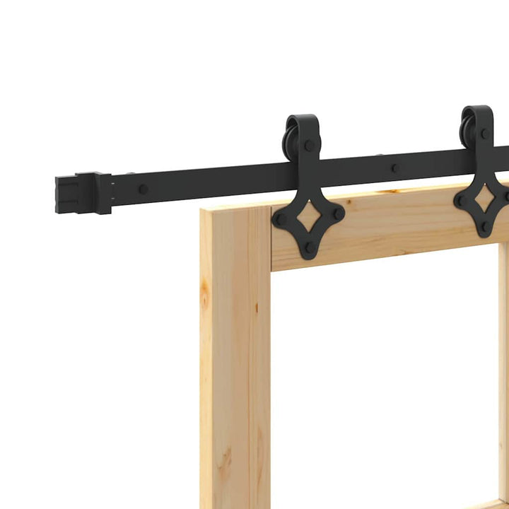 Skydedør ORKDAL Naturlig og sort 61 x 198,5 cm