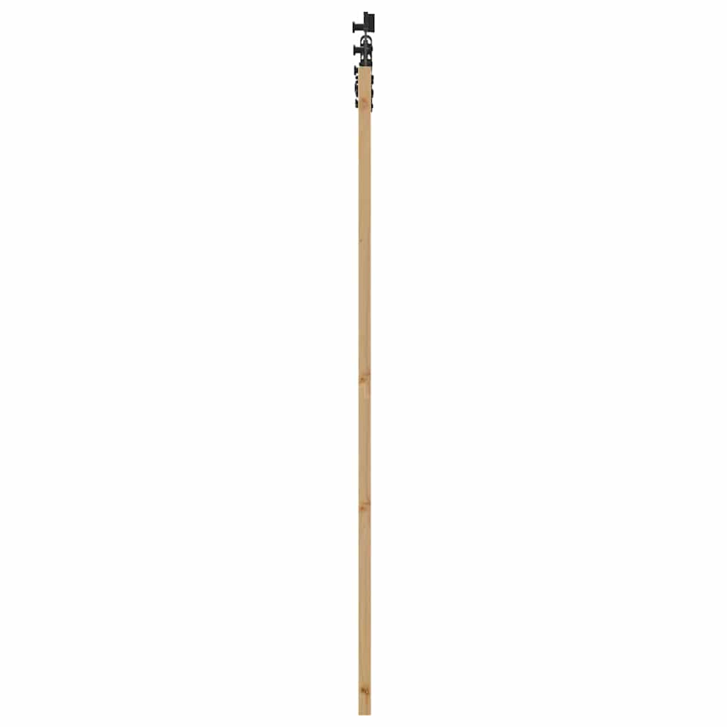 Skydedør ORKDAL Naturlig og sort 61 x 198,5 cm
