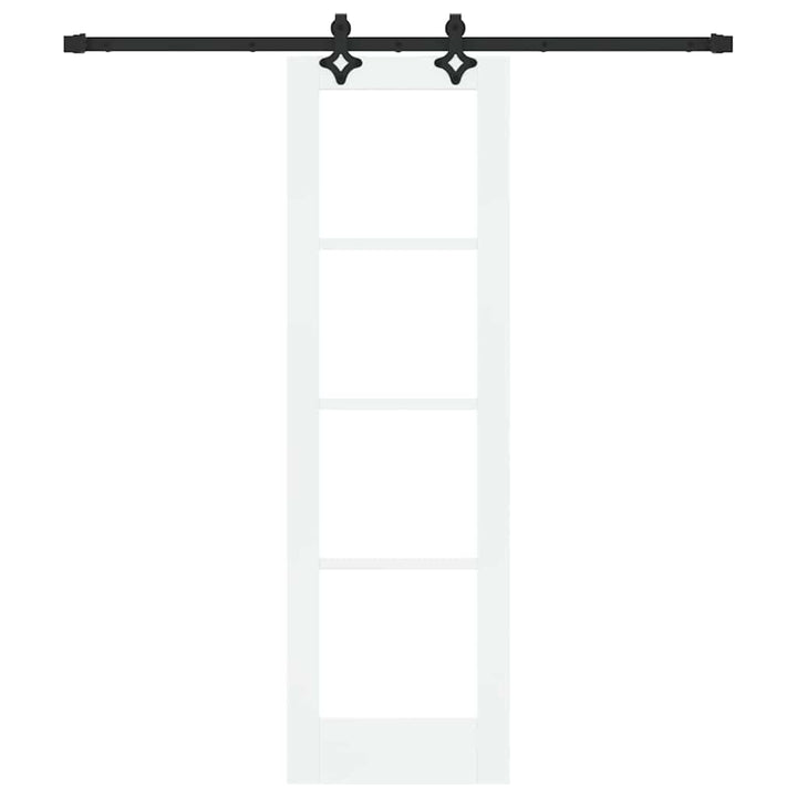 Skydedør ORKDAL 61 x 198,5 cm Massivt fyrretræ og glas