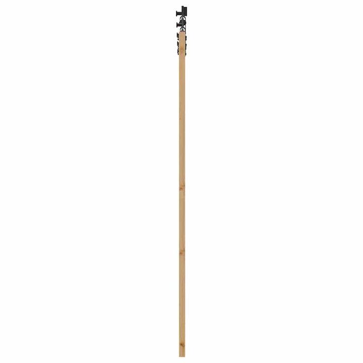 Skydedør ORKDAL Naturlig og sort 73,5 x 198,5 cm
