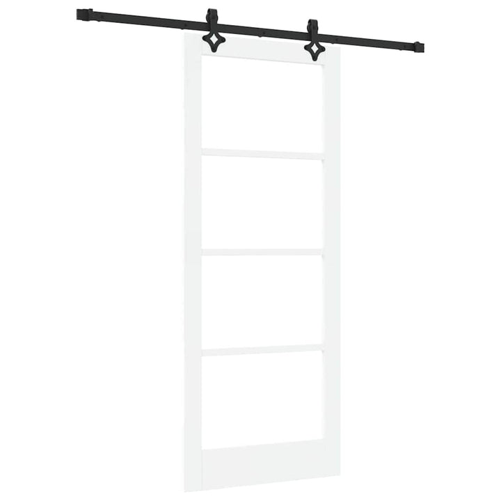 Skydedør ORKDAL Hvid og sort 83 x 202 cm