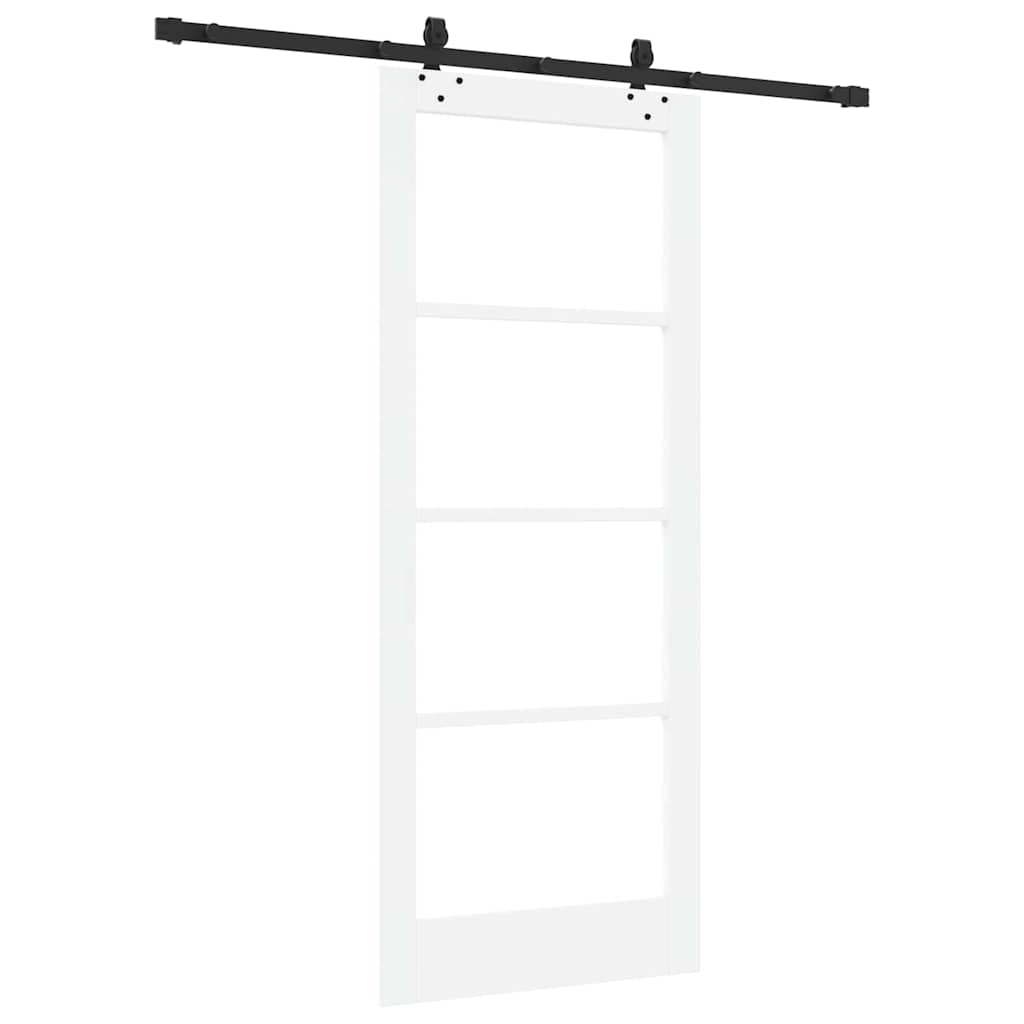 Skydedør ORKDAL Hvid og sort 83 x 202 cm